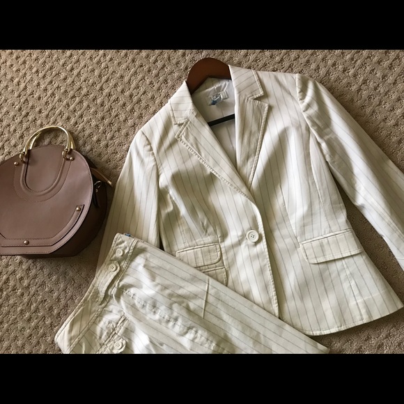 LOFT Jackets & Blazers - Loft Pinstripe Pantsuit